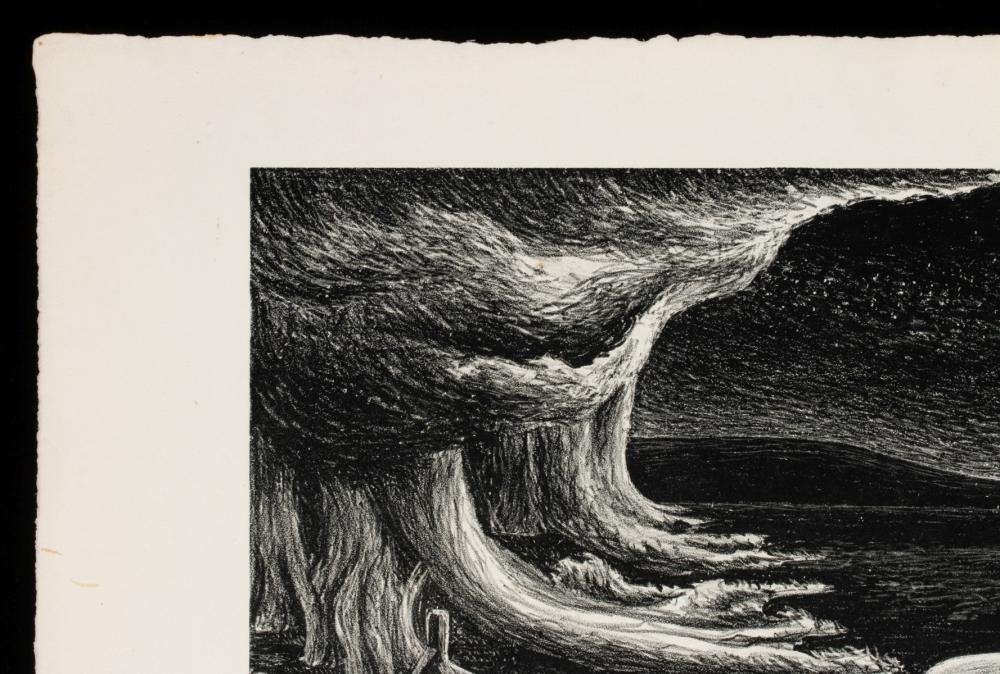 Aaron Gunn Pyle | AARON PYLE (1903-1972) PENCIL SIGNED LITHOGRAPH (1944 ...