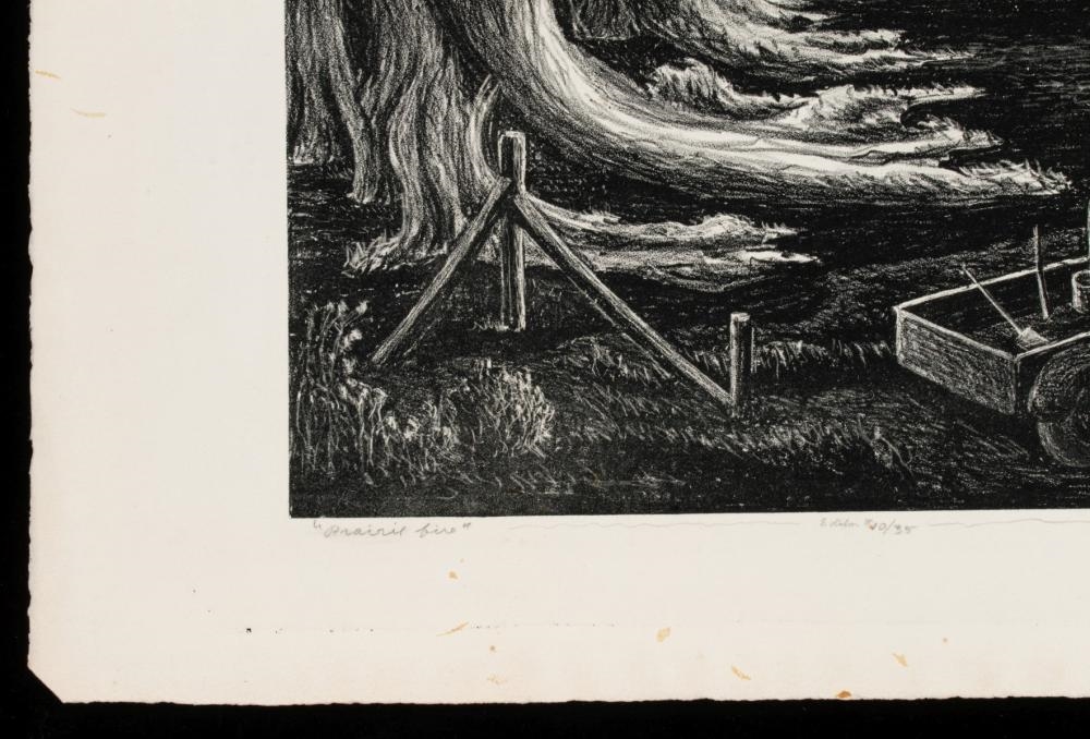 Aaron Gunn Pyle | AARON PYLE (1903-1972) PENCIL SIGNED LITHOGRAPH (1944 ...