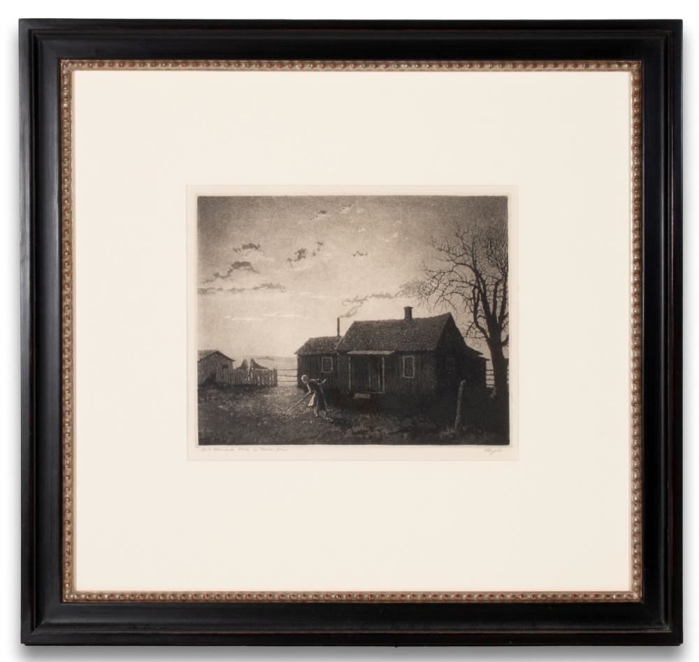 Lyman Byxbe | RARE PENCIL SIGNED AQUATINT (1935) | MutualArt