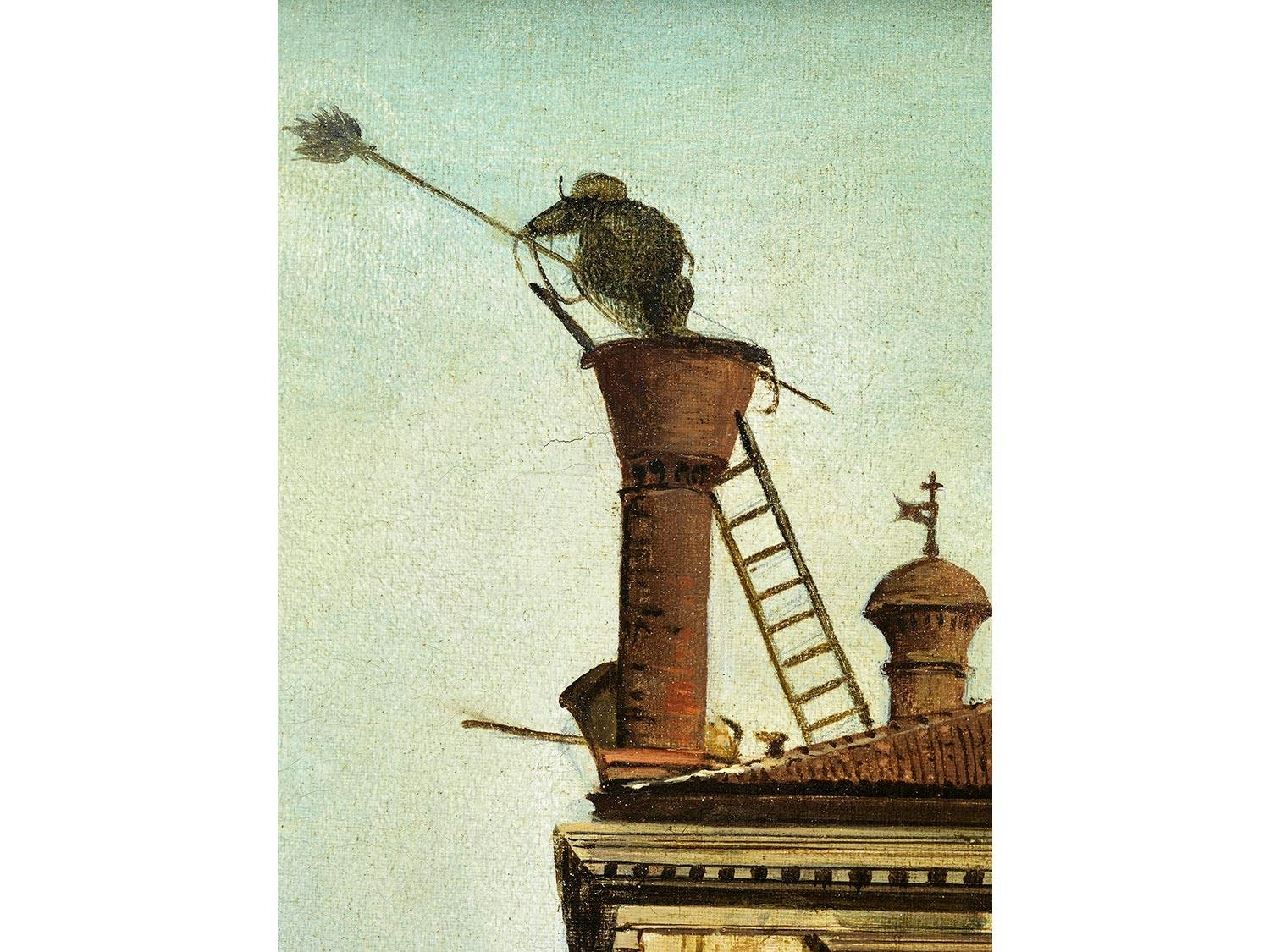 Artwork by Canaletto, CANAL GRANDE BEI SAN VIO, Made of oil on canvas