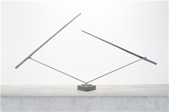 George Rickey's kinetic art explores natural laws at Maruani Mercier