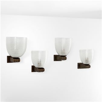 Quattro lampade a parete - Barovier & Toso