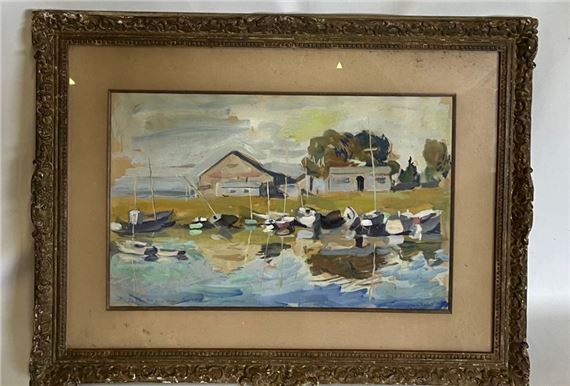 Port du Croisic, la chambre aux vases septembre 1945 by Claude Petitet, septembre 1945