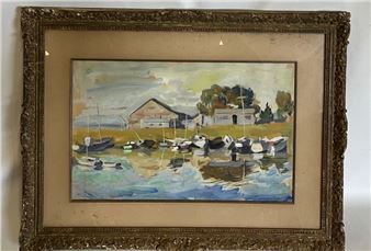 Port du Croisic, la chambre aux vases septembre 1945 - Claude Petitet