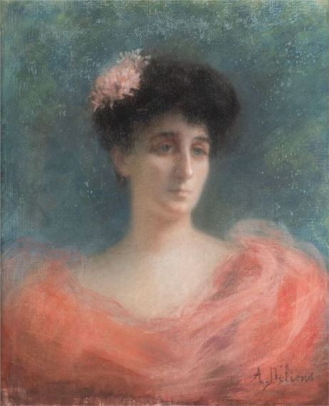 Élégante en rose by Andrée Délions