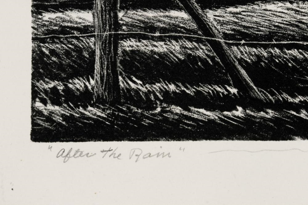 Aaron Gunn Pyle | AARON PYLE (1903-1972) PENCIL SIGNED LITHOGRAPH ...