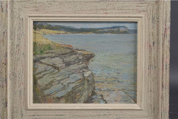 Shoreline on the Bruce peninsula, Georgian Bay by Evan Weekes Macdonald