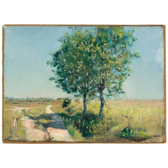 Weiden am Wegrand by Ferdinand Hodler, Circa 1890