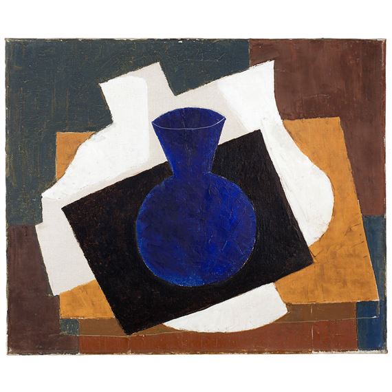 Blaue Vase by Johannes Itten, 1935