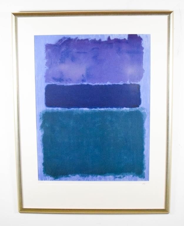 Mark Rothko | After Mark Rothko Exhibition Poster Lithograph | MutualArt