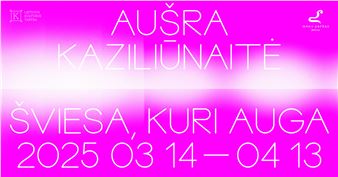 Aušra Kaziliūnaitė: The Light That Grows - Galerija Meno Parkas, Kaunas