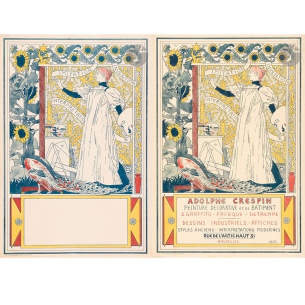 Artwork by Adolphe Crespin, Adolphe Crespin, Made of poster