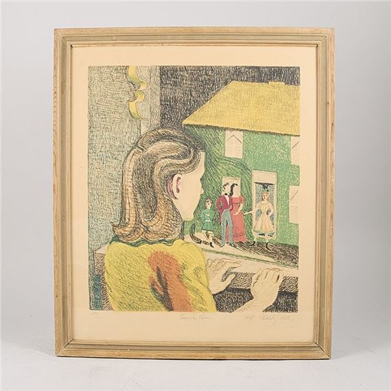 Veronicas Verden". Signerad - Per Krohg