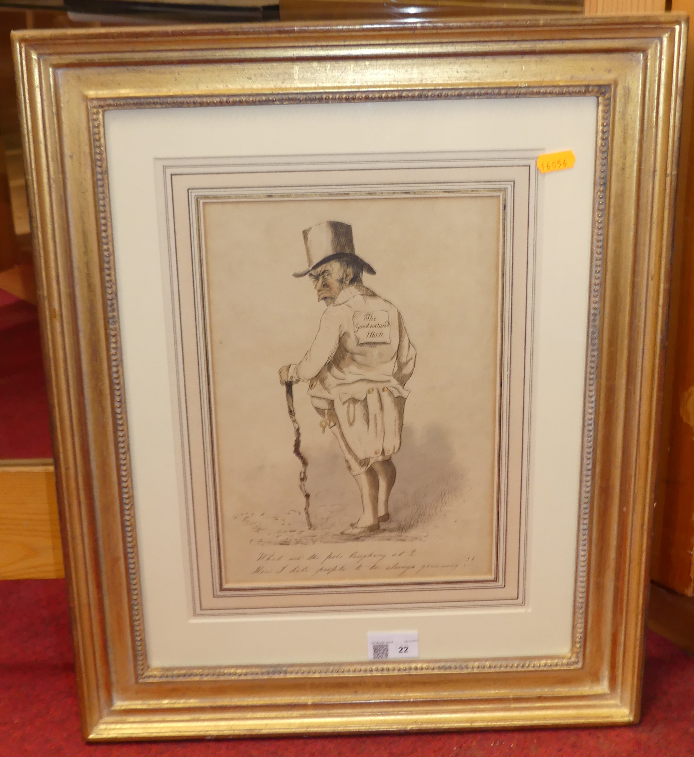 Artwork by James Gillray, Independence, Made of hand-coloured engraving