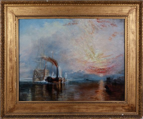 The Fighting Temeraire by Joseph Mallord William Turner, English School, 19th Century