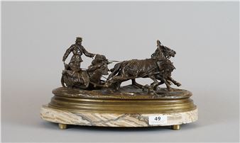 Russische winter trojka - Vasily Yakovlevich Grachev