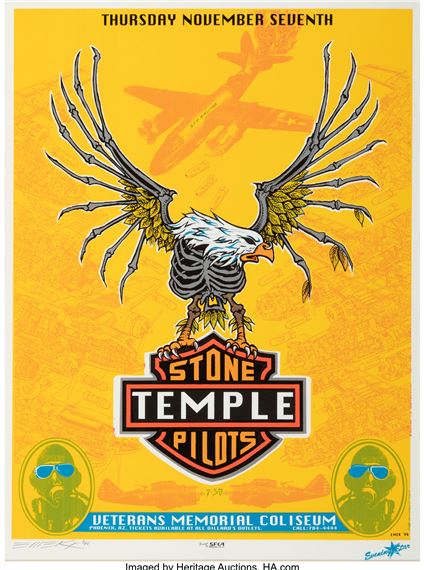 Stone Temple Pilots Veterans Memorial Coliseum by Emek, 1996