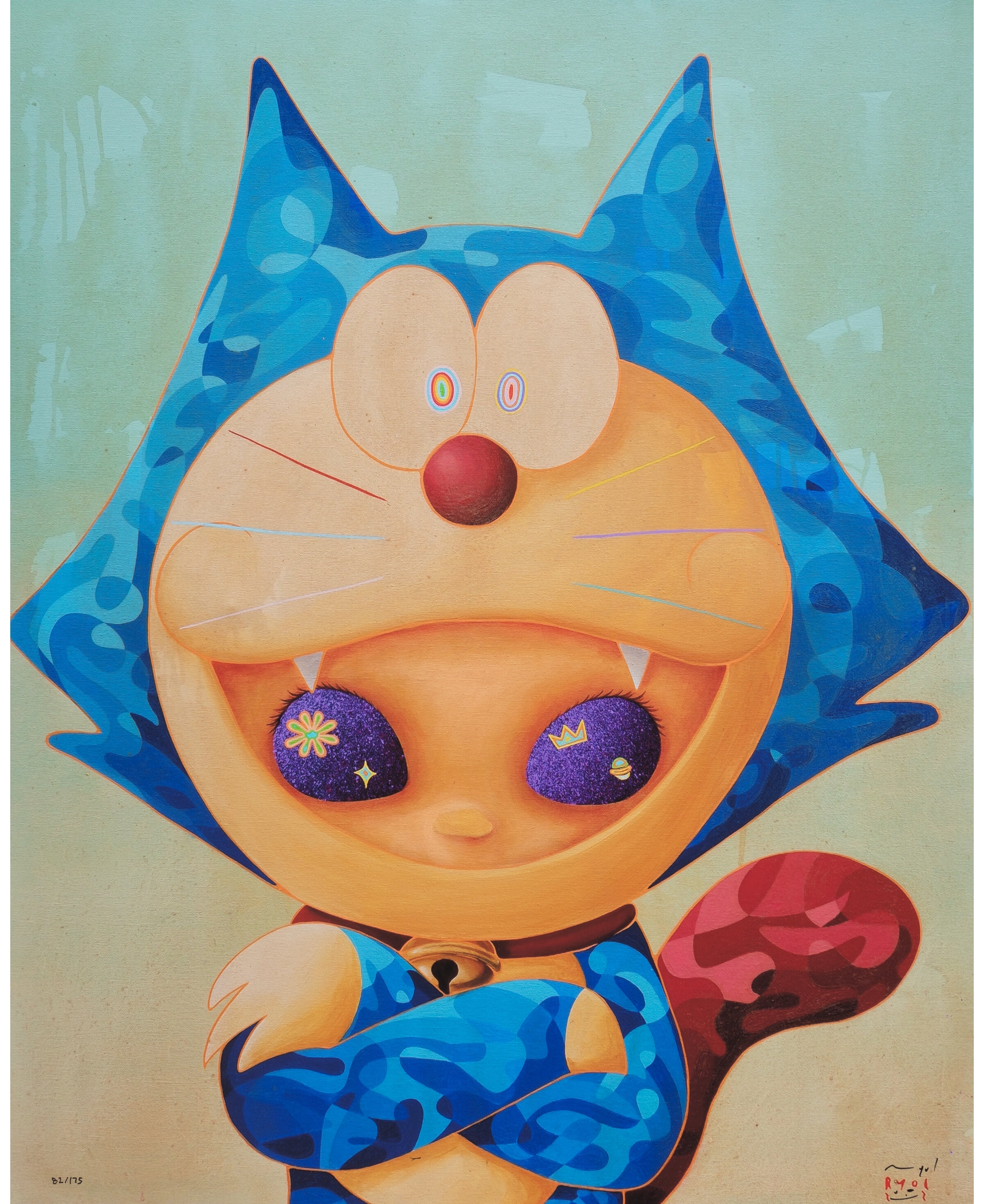 Ryo Laksamana | Doraemon On Felix Silhouette (2022) | MutualArt
