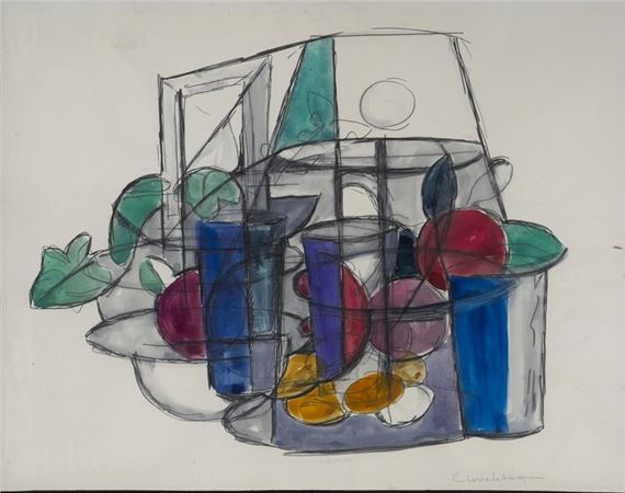 Pierre Lebasque | Cubist still life | MutualArt