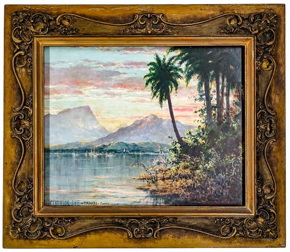 Clarkson  Tahiti Harbor Scene - Clarkson Dye