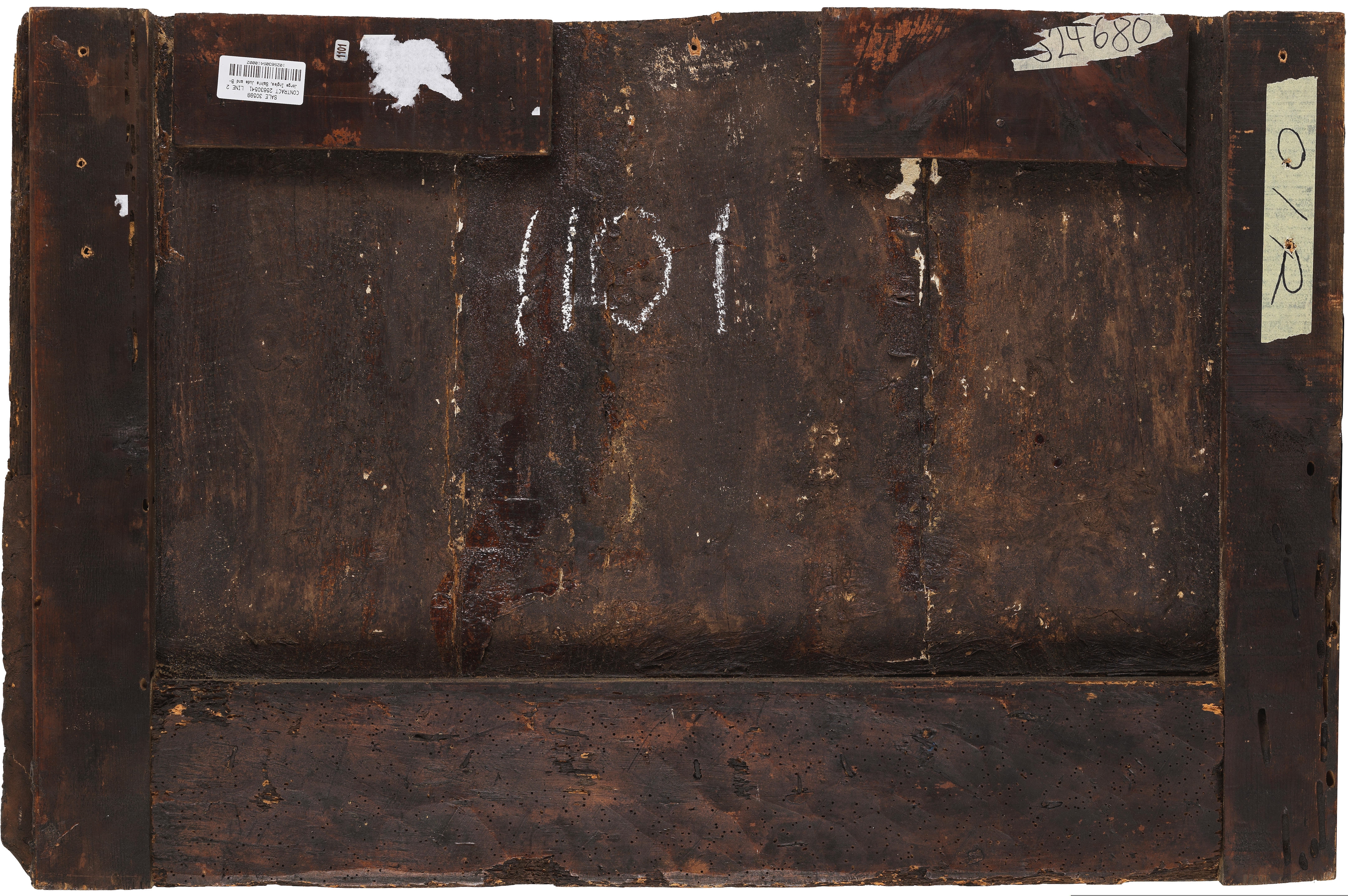 Artwork by Jorge Inglés‏, Saints Jude et Barthélemy apôtres sans cadre | unframed, Made of oil and gold ground on panel