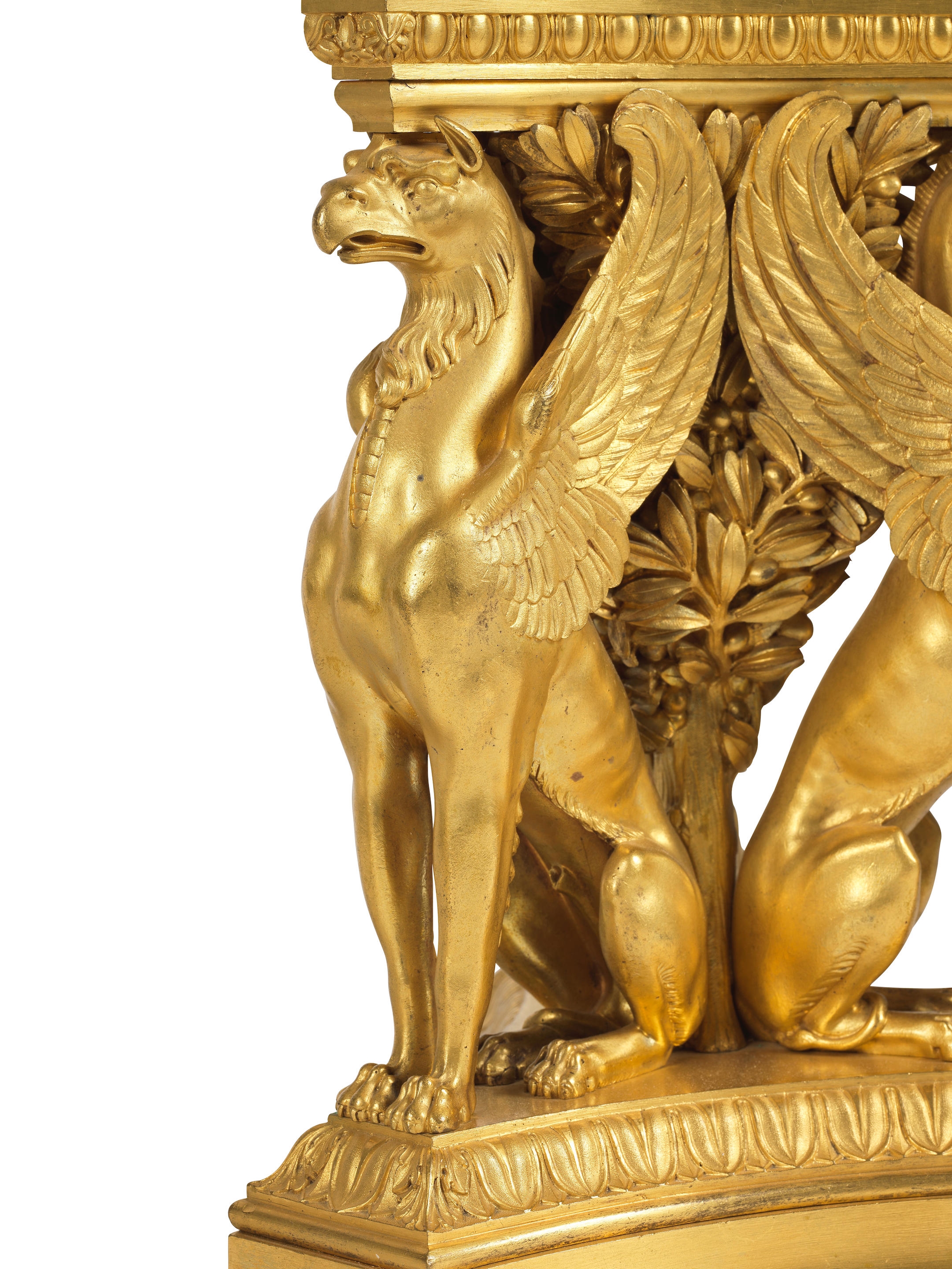 Thomire | A pair of Louis-Philippe ormolu twelve-light sphinx ...