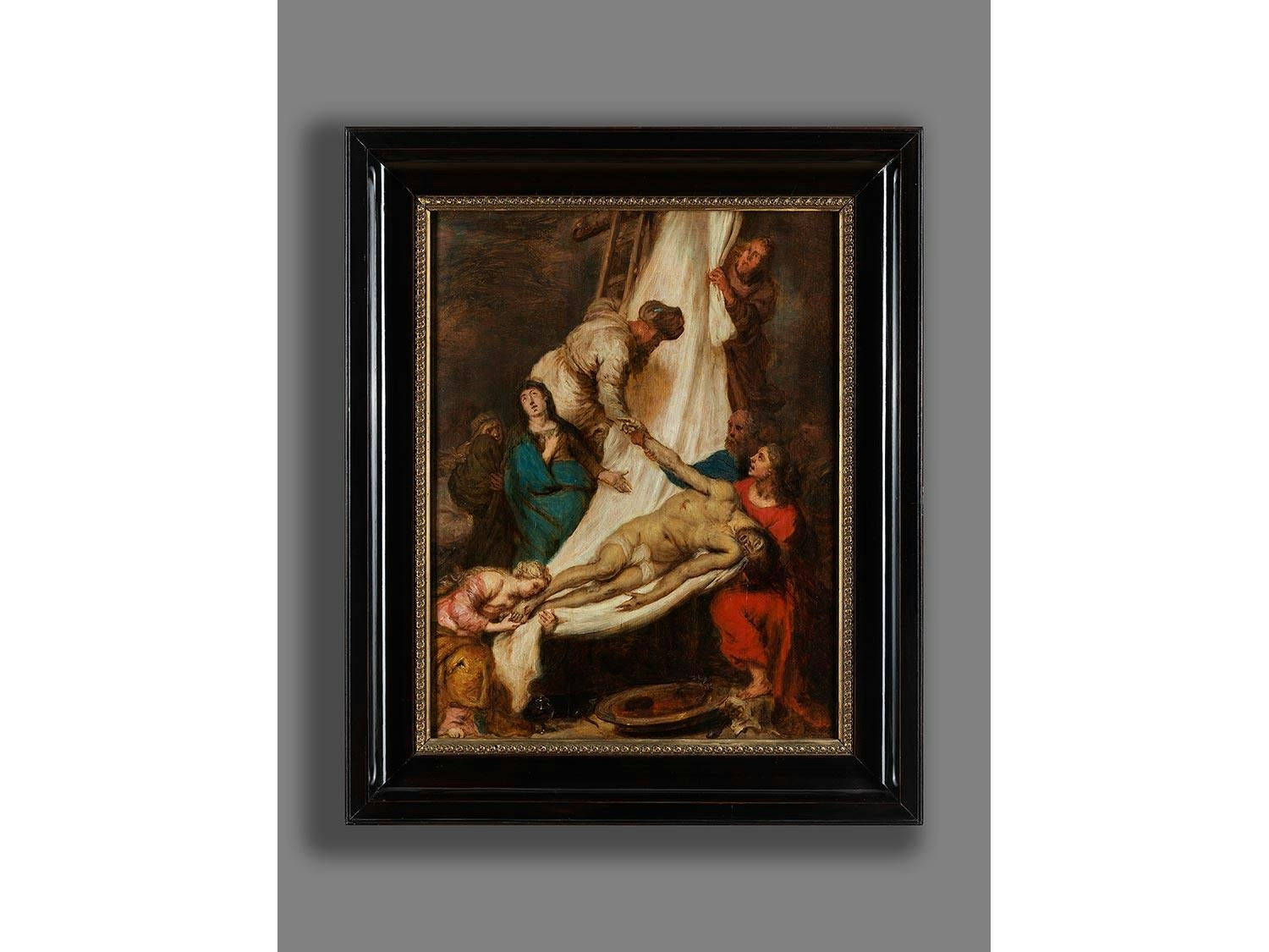 Artwork by Abraham van Diepenbeeck, KREUZABNAHME CHRISTI, Made of oil on wood