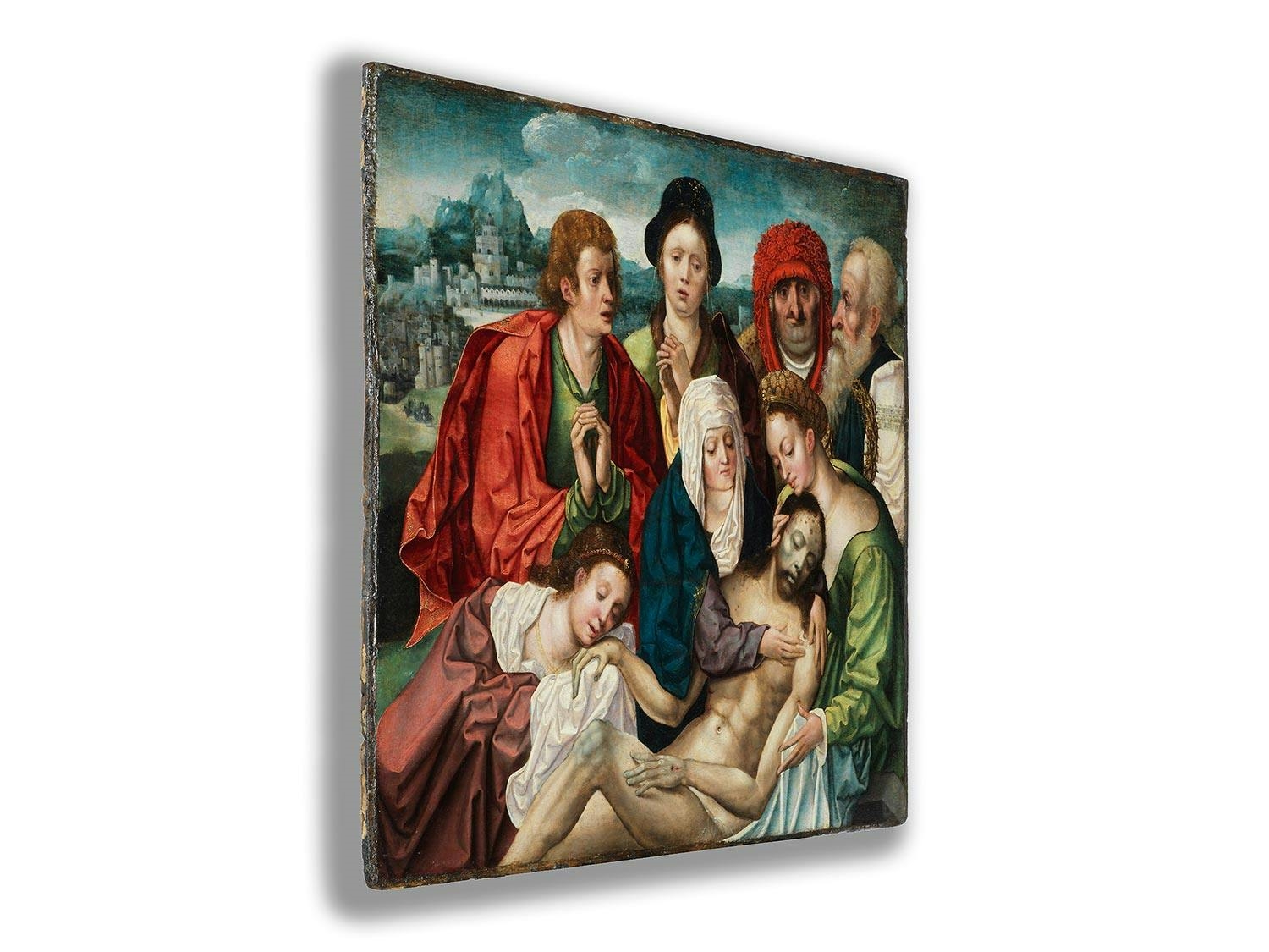 Artwork by Adriaen van Overbeke, BEWEINUNG CHRISTI, Made of oil on wood