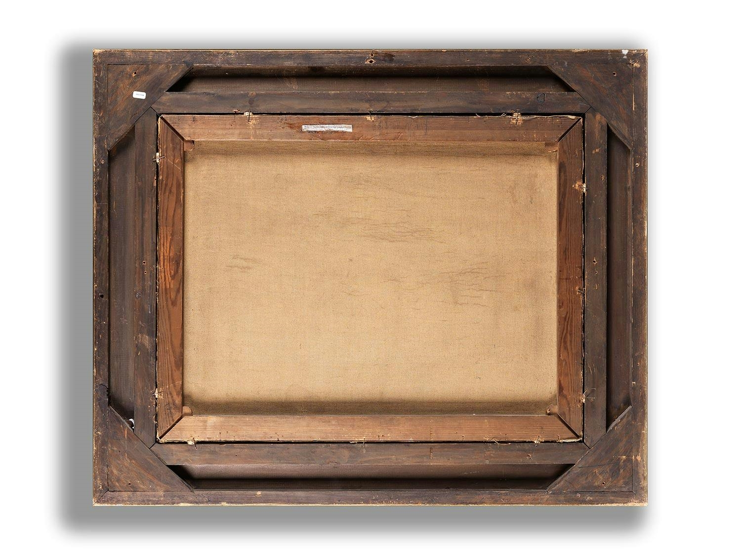 Artwork by Gustav Schönleber, SEGELSCHIFFE IN DER LAGUNE VOR VENEDIG, Made of oil on canvas