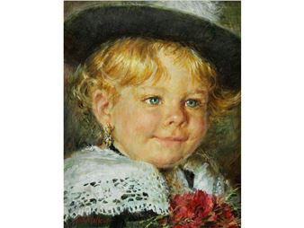 PORTRAITS ZWEIER KINDER IN TRACHT - Hrvoj Melkus