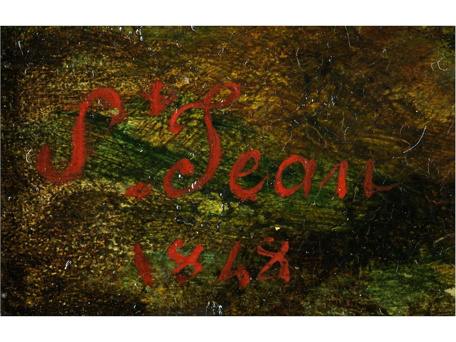 Artwork by Simon Saint-Jean, STILLLEBEN MIT ROSEN, Made of oil on wood