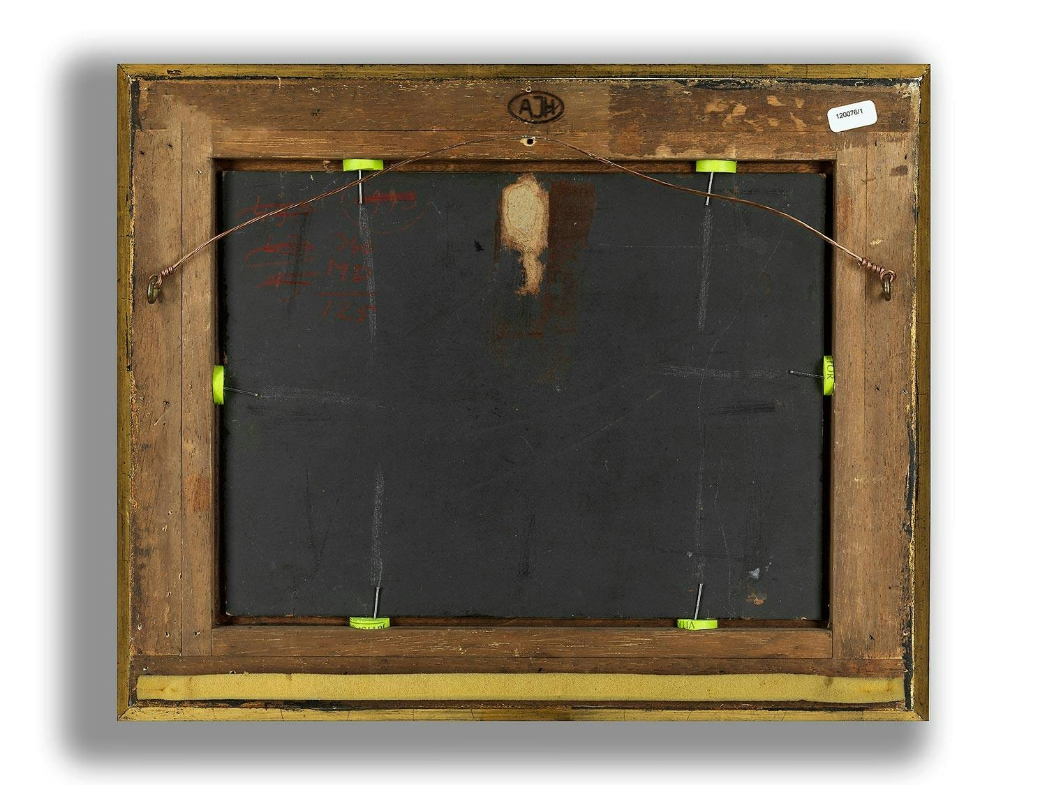 Artwork by Simon Saint-Jean, STILLLEBEN MIT ROSEN, Made of oil on wood