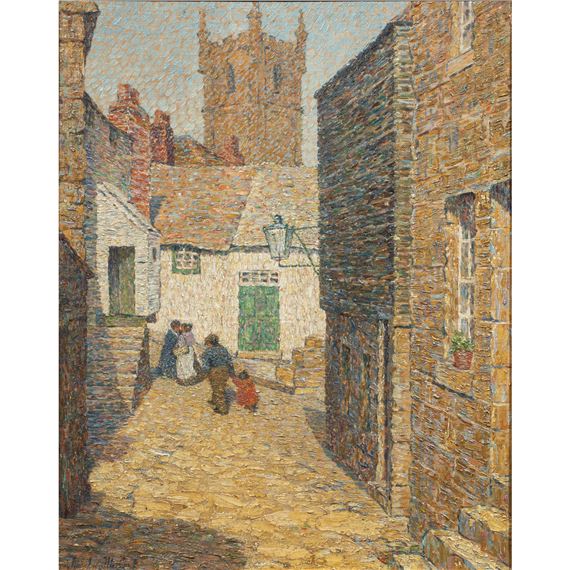 Village Scene - Mary Nicholena MacCord