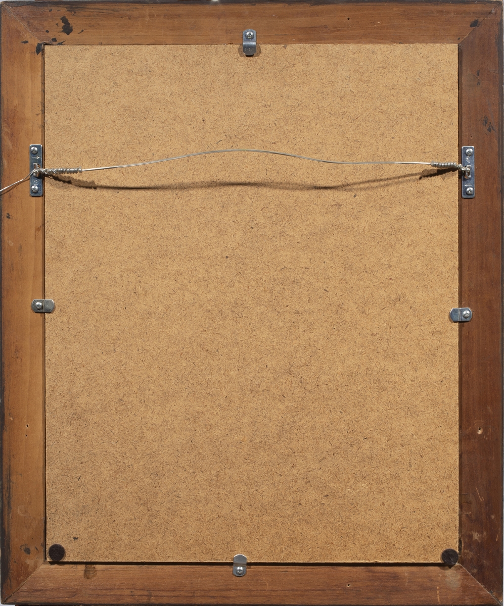 Artwork by Mary Nicholena MacCord, Village Scene, Made of oil on canvas affixed to board