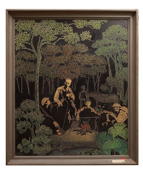 Uncle Hồ in the Resistance Zone by Nguyễn - Nguyen Loi