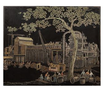 Landscape by Nguyễn Lợi, 122 x 100 cm - Nguyen Loi