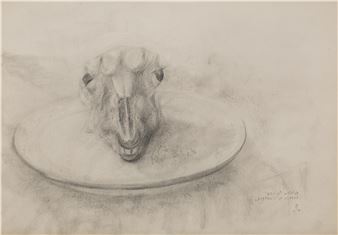 GUILLERMO DELGADO Madrid (1930) / (2011) &quot;Head of a lamb - Guillermo Delgado