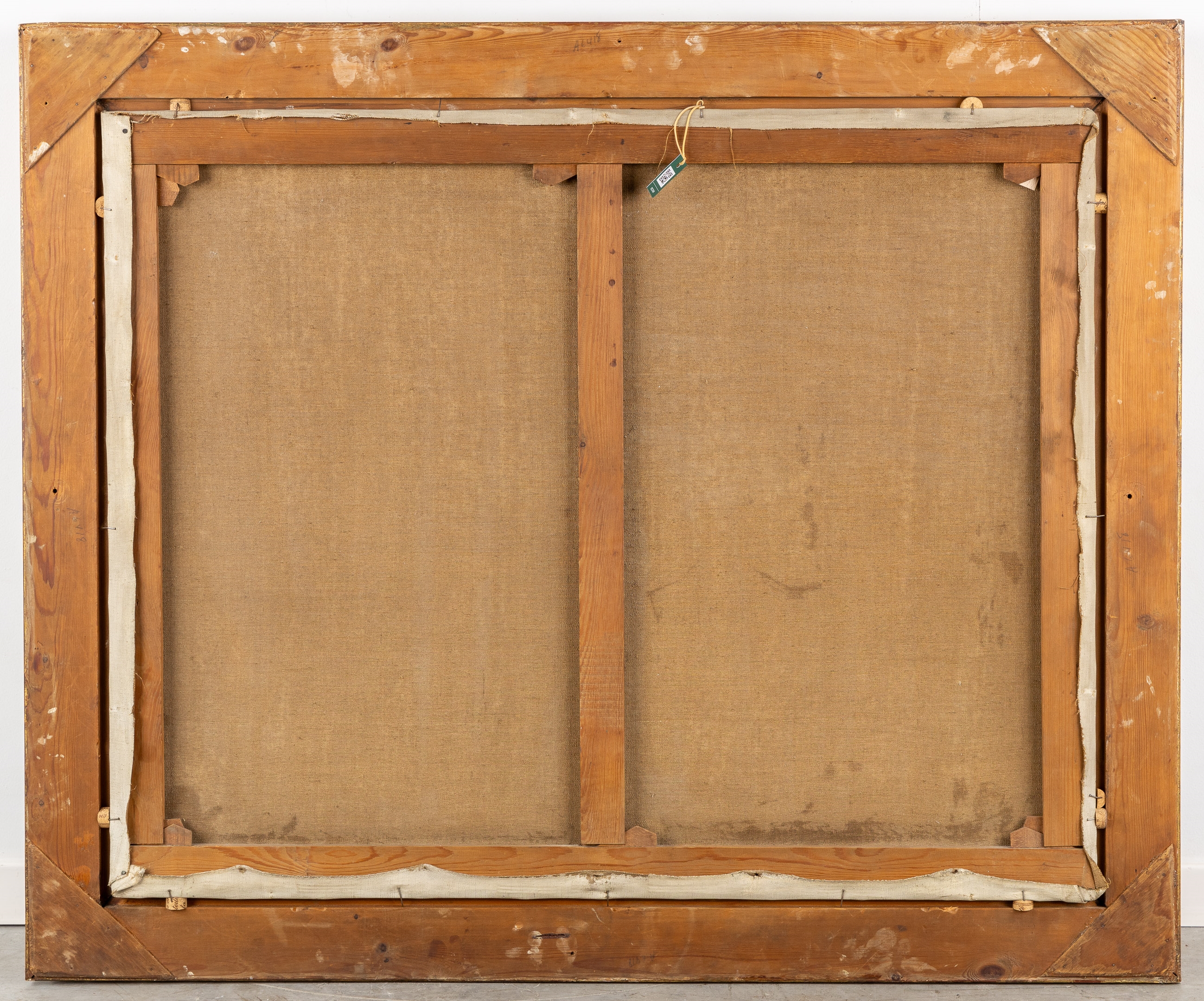 Artwork by Emmanuel Vierin, The Bleaching of the Laundry at the Beguinage of Kortrijk, Made of Oil on canvas