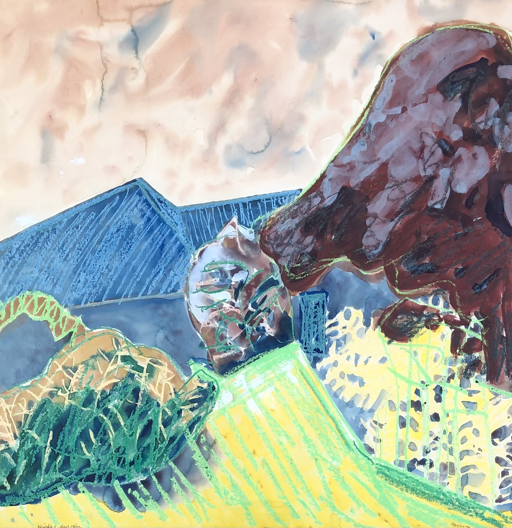 Pat Hanly | Winter's Day Rain (1974) | MutualArt