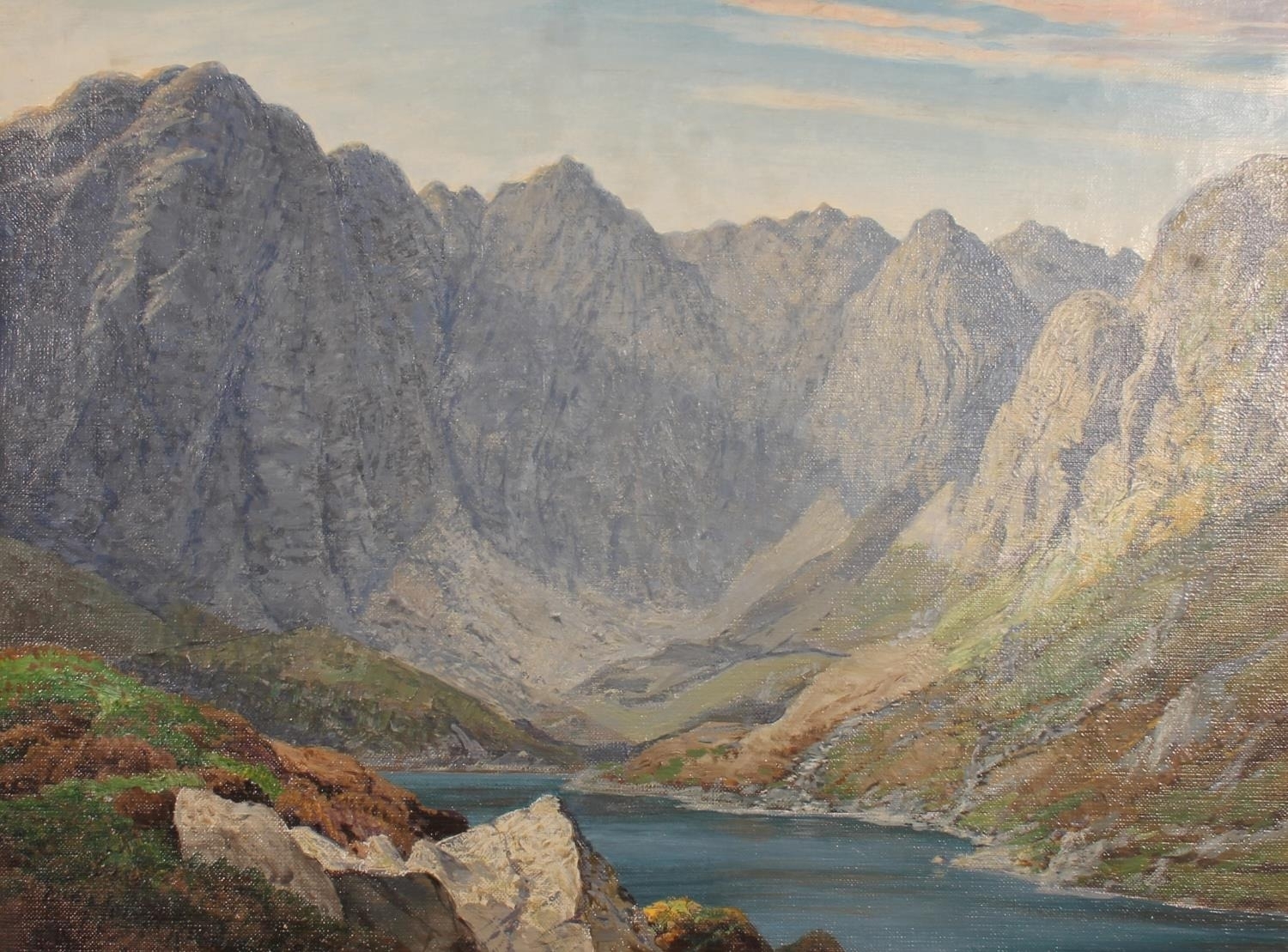 George Melvin Rennie | Lochnagar with the Dubh Loch (1874) | MutualArt