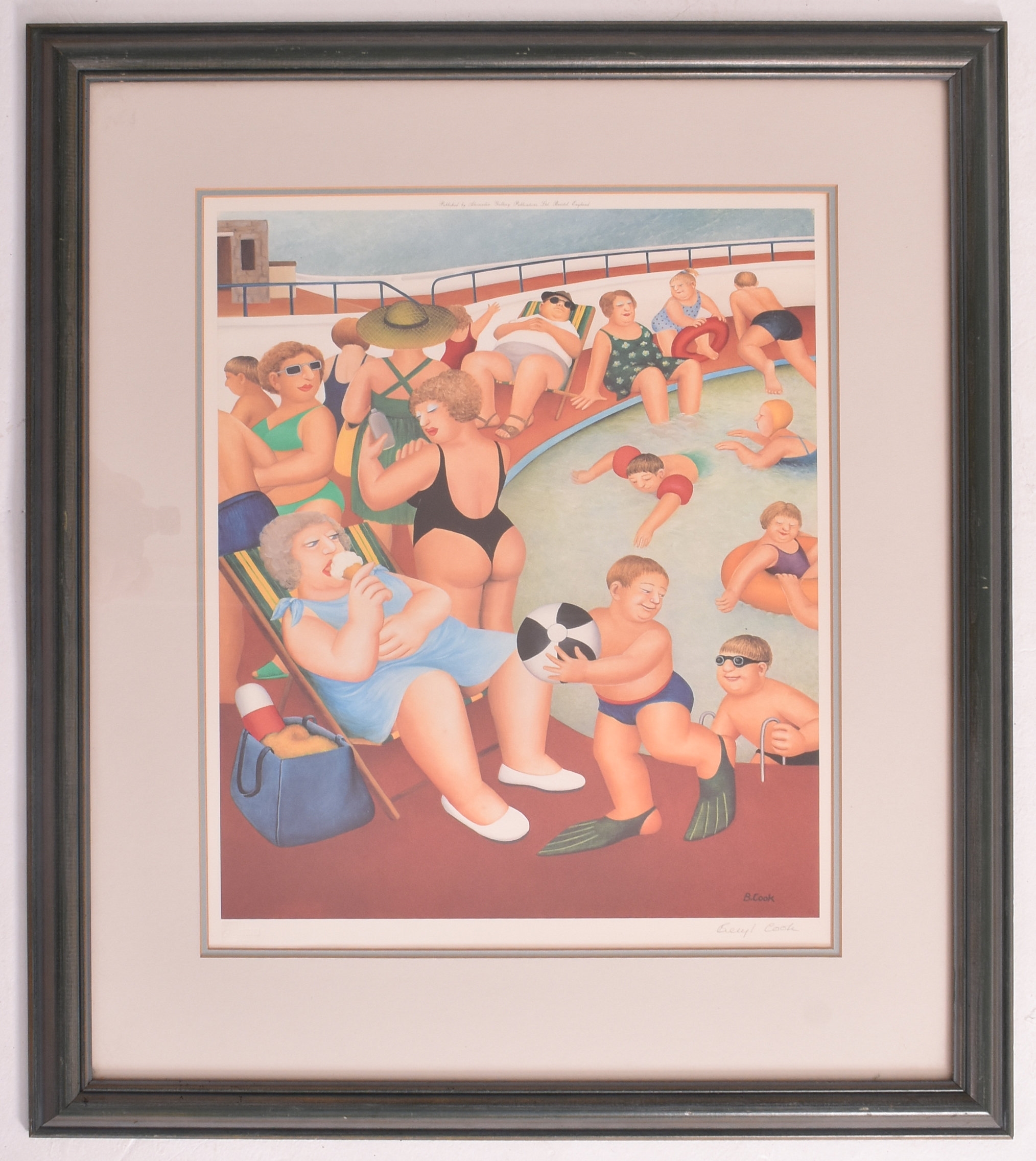 Beryl Cook | The Bathing Pool | MutualArt