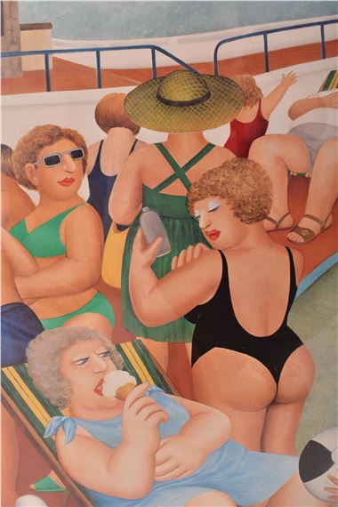 Beryl Cook | The Bathing Pool | MutualArt