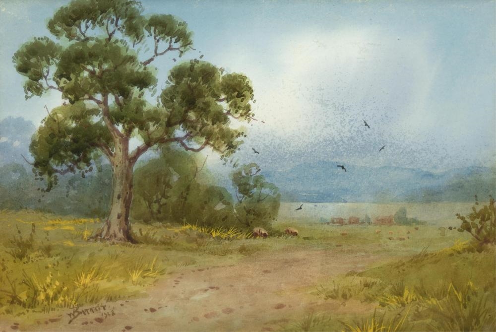 Artwork by William Barratt, Godford, 1928, Made of watercolour
signed lower left, watercolour