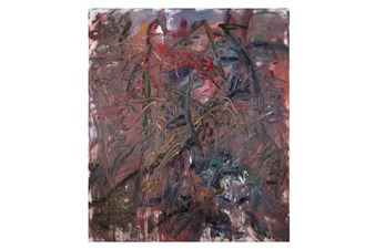 Forest, Red Bird, Blue Beas, Men - Chen Ping