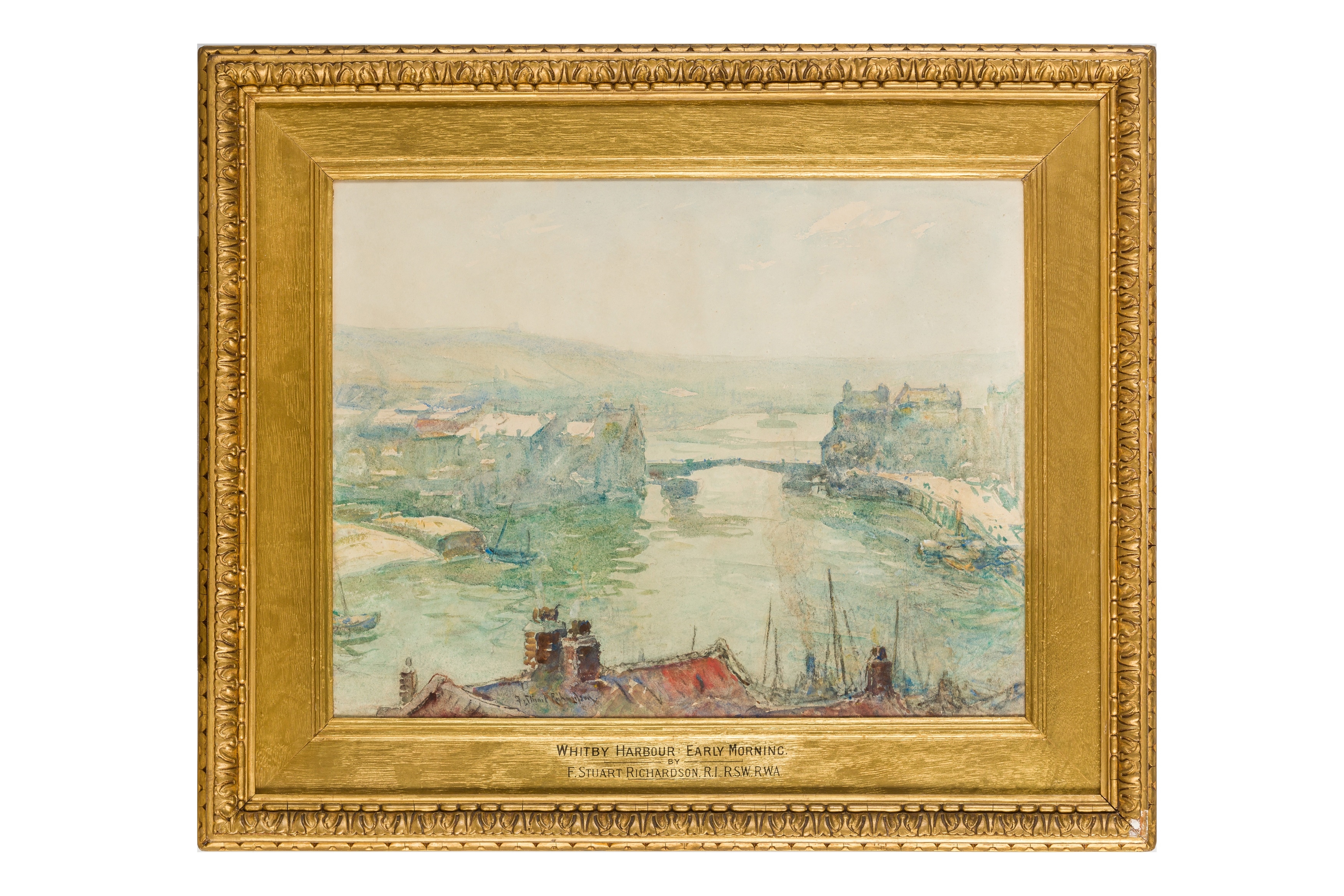 Frederick Stuart Richardson | Whitby Harbour, Early Morning | MutualArt