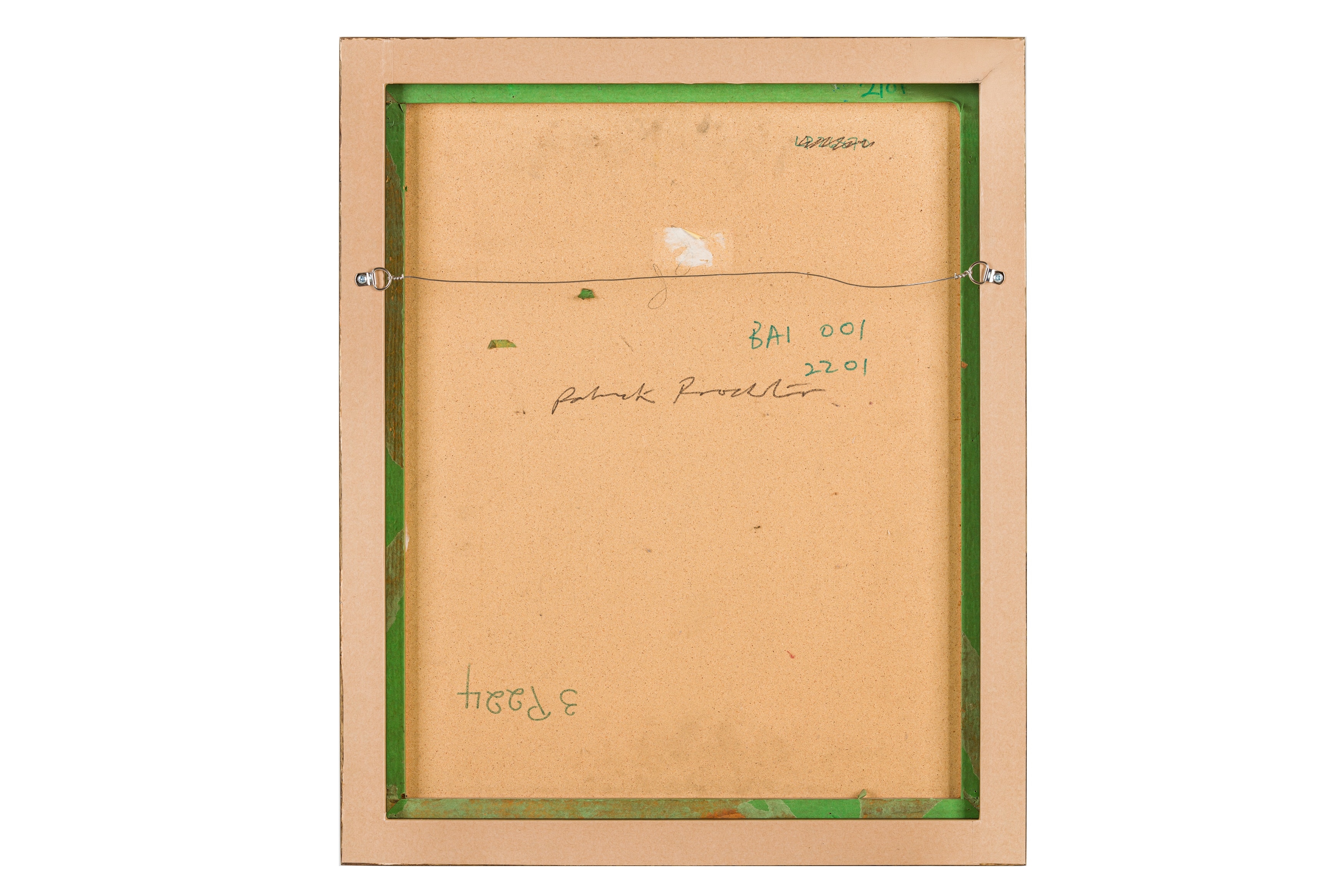 Artwork by Patrick Procktor, Portrait of a man standing, Made of oil on board