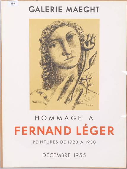 Fernand Léger | Exhibition poster lithograph (1955) | MutualArt