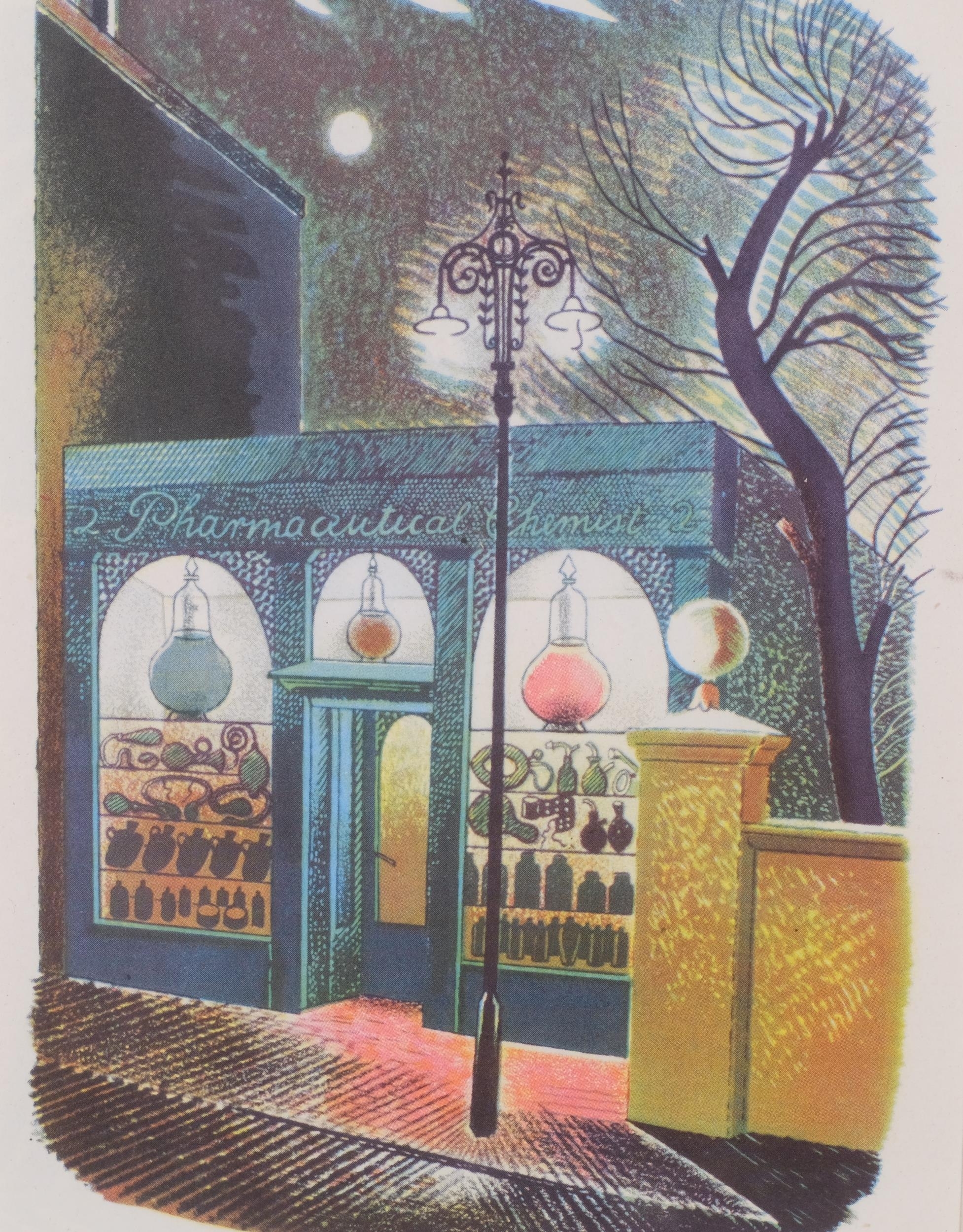 Eric Ravilious | The Chemist's Shop (1953) | MutualArt