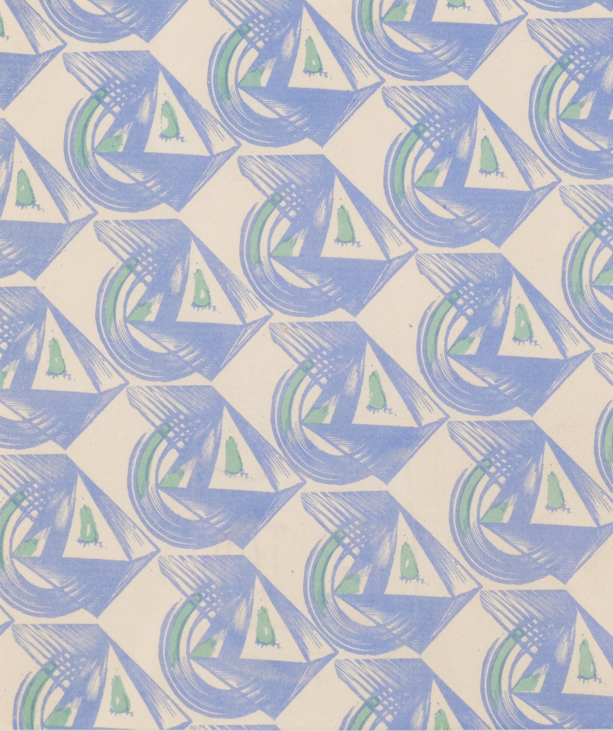 Eric Ravilious | Wallpaper Design (1927) (1927) | MutualArt