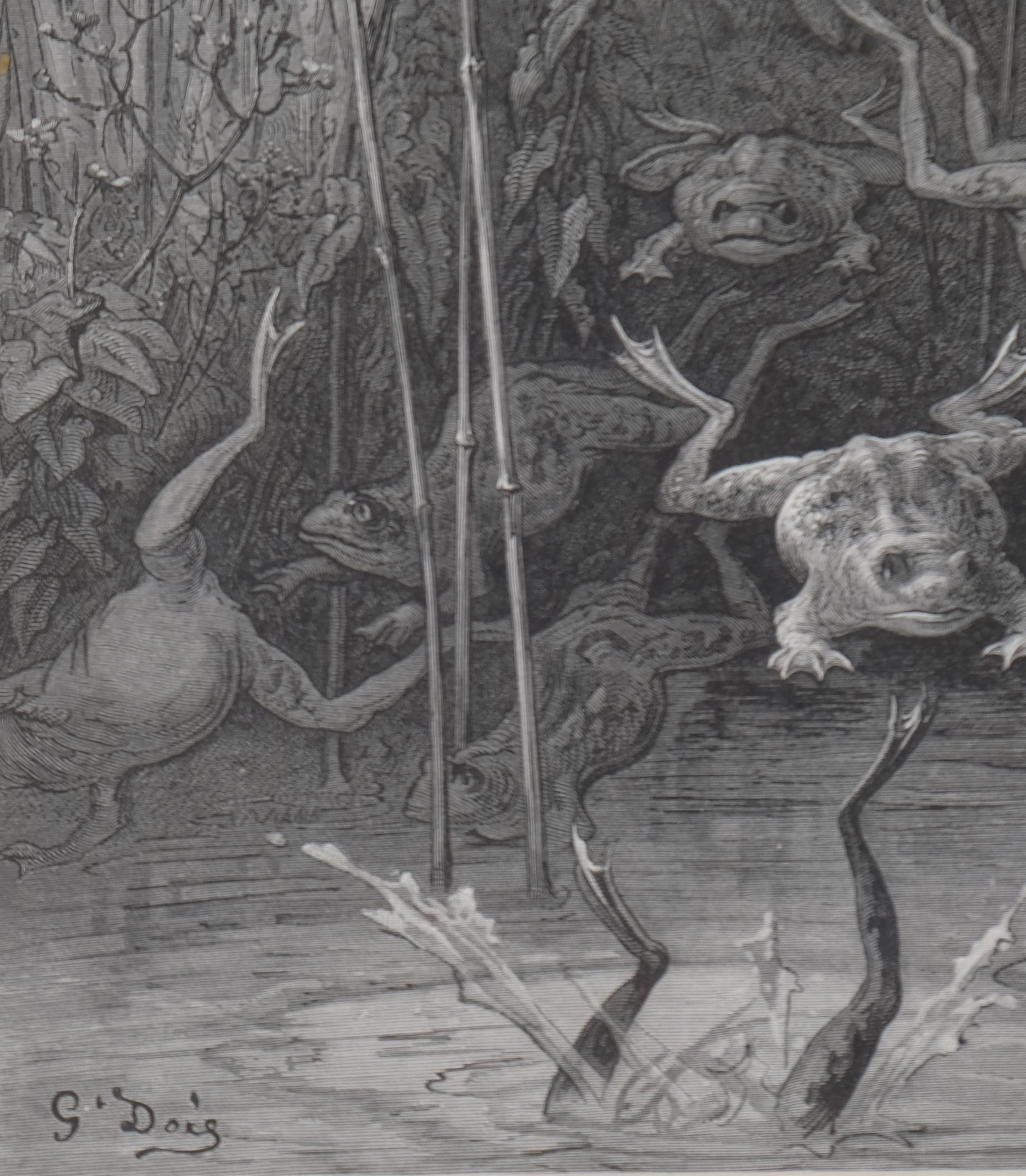 Gustave Doré | The Hare and the Frogs | MutualArt